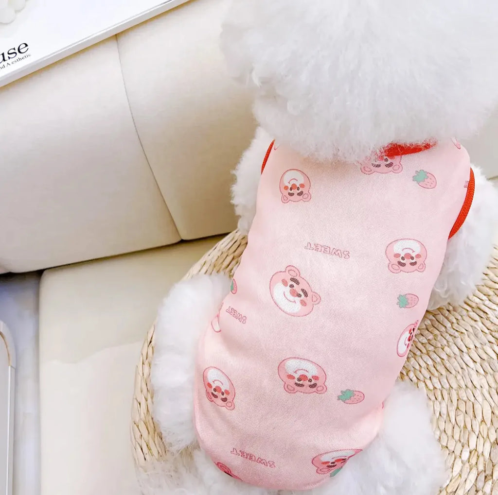 Lightweight Printed T-Shirt for Small Dogs – 10 Styles