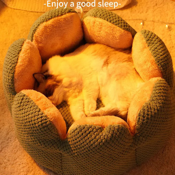 Round Nest Bed for Cats & Small Pets