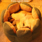 Round Nest Bed for Cats & Small Pets