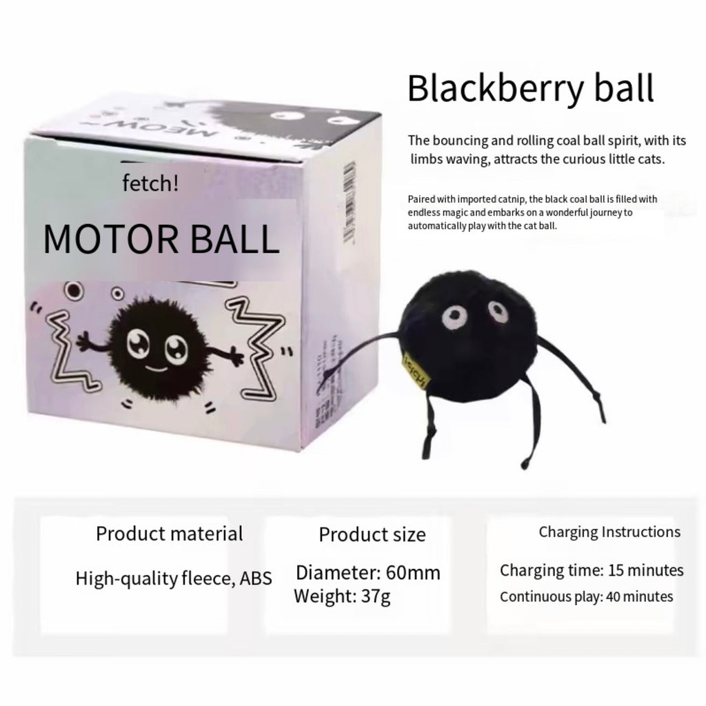 Interactive Plush Ball Toy for Cats