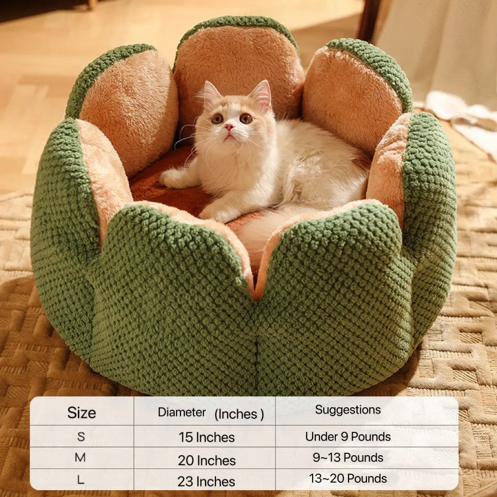 Round Nest Bed for Cats & Small Pets