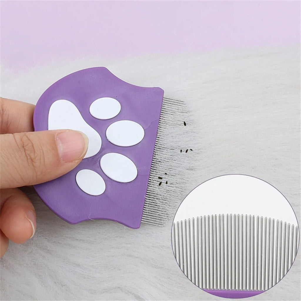 Fine-Tooth Pet Face & Tear-Stain Comb – Single or 3-Piece Set