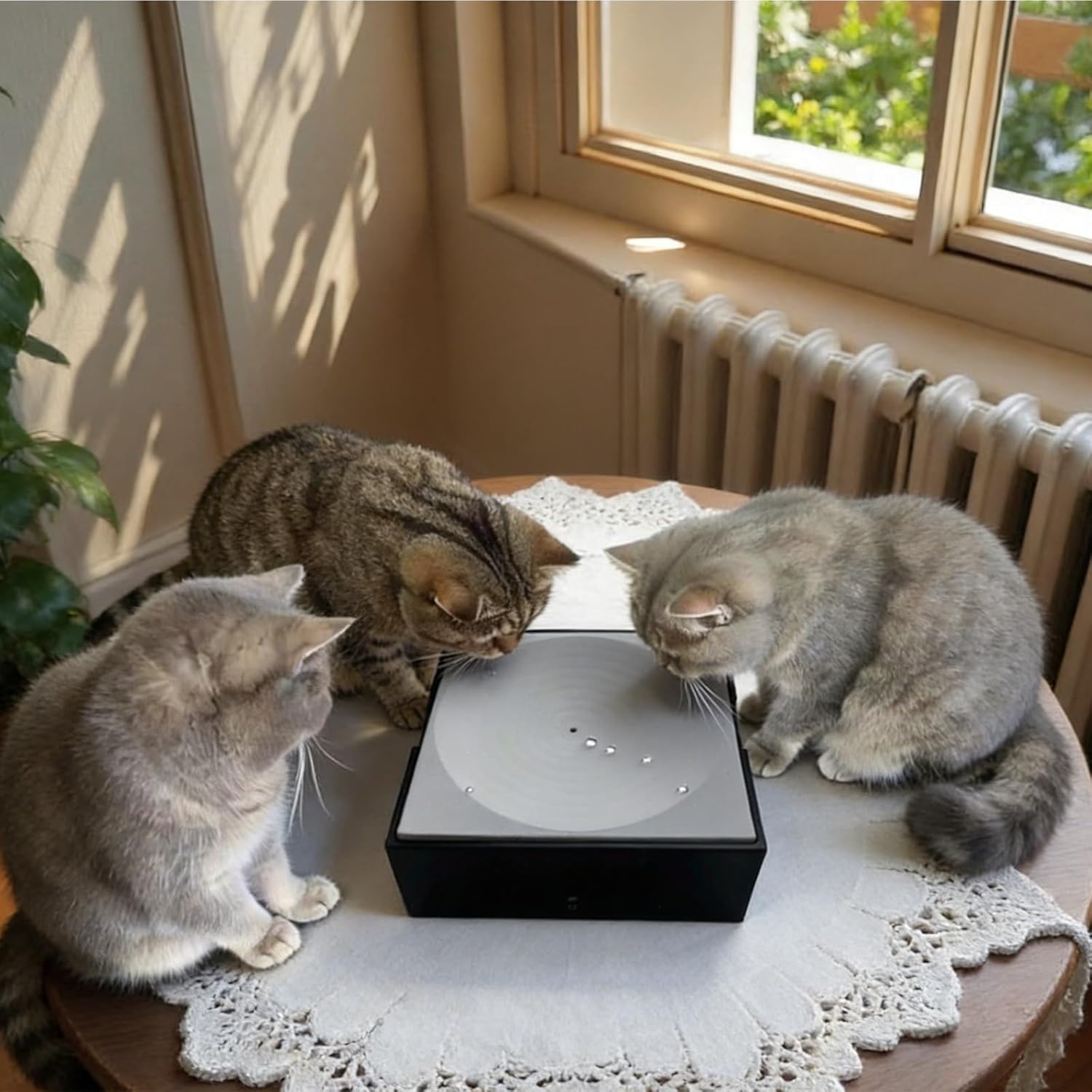 Automatic Water Droplet Cat Teaser – Rechargeable or Plug-In