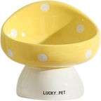 200ml Elevated Ceramic Cat Feeding Bowl