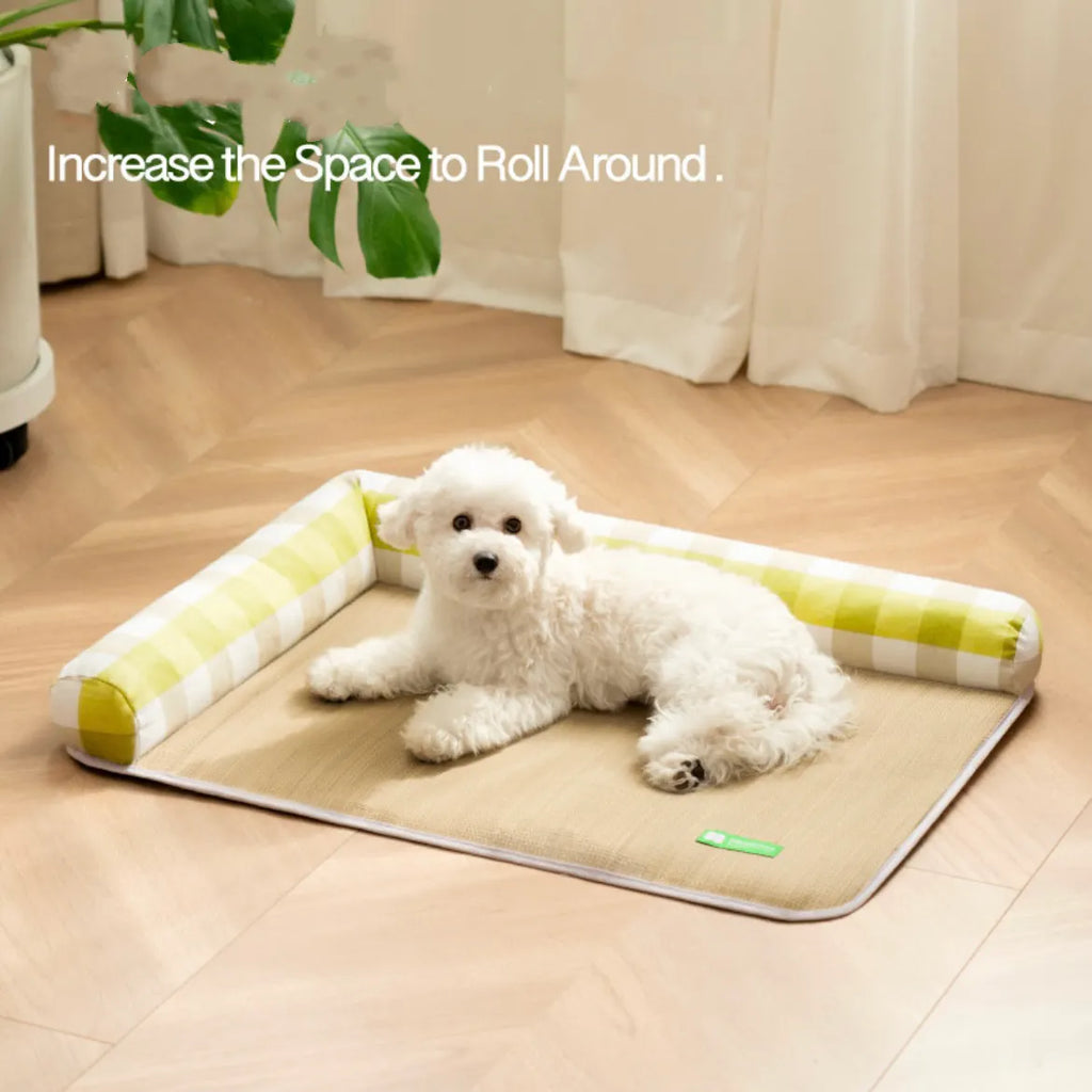 Bolstered Pet Sleeping Mat for Cats & Dogs – L or XL