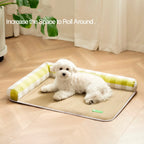 Bolstered Pet Sleeping Mat for Cats & Dogs – L or XL