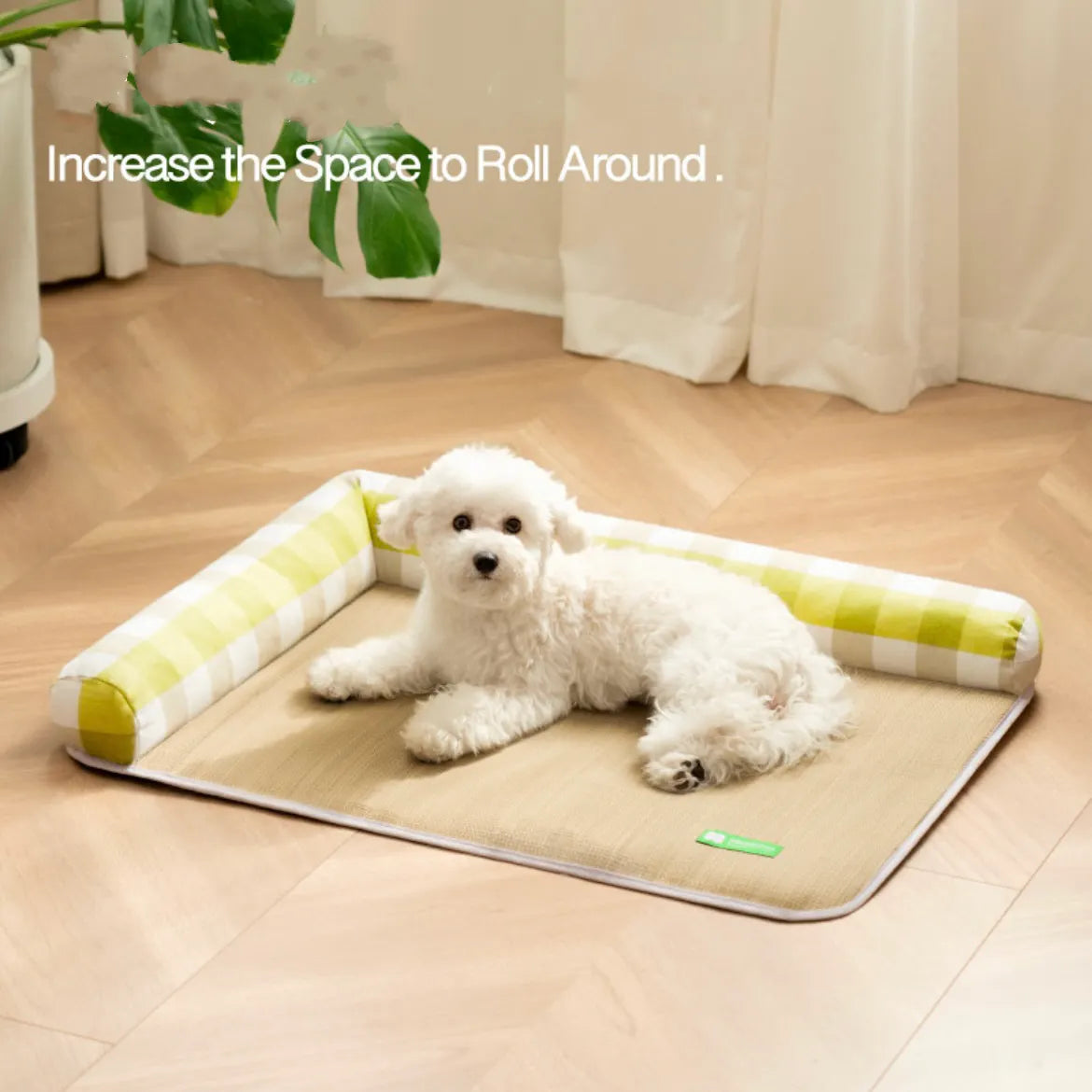 Bolstered Pet Sleeping Mat for Cats & Dogs – L or XL
