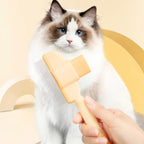 Self-Cleaning Cat Brush with Stainless Steel Pins