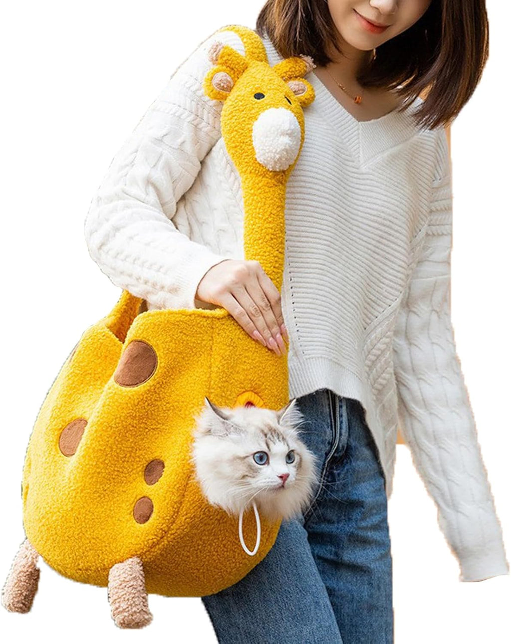 Plush Character Pet Crossbody and Shoulder Carriers – Multiple Designs