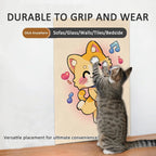 Decorative Wall-Mounted Cat Scratching Panel – 8 Designs