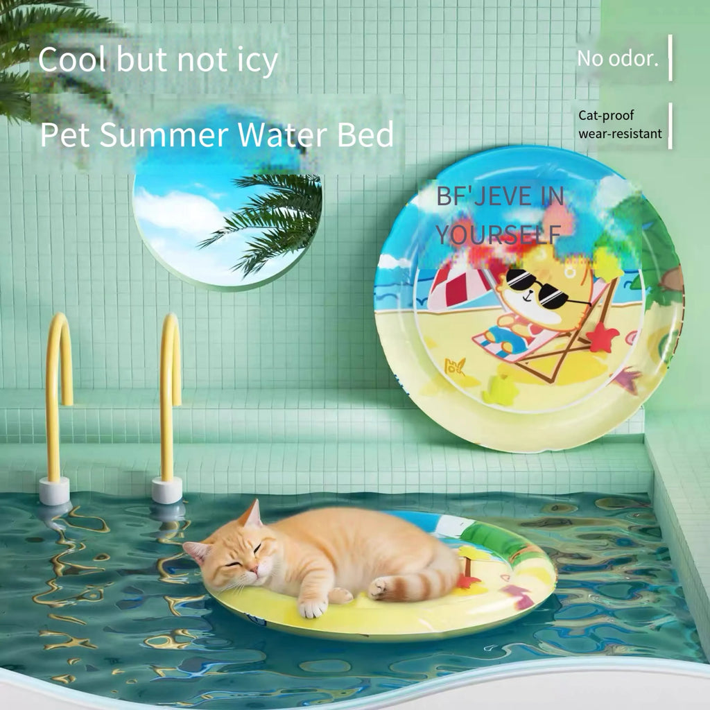 Water-Filled Sensory Play Mat for Cats – 26 to 42 in
