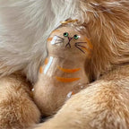 Fillable Cat-Shaped Keepsake Keychains – 2 Pieces, 6 Styles