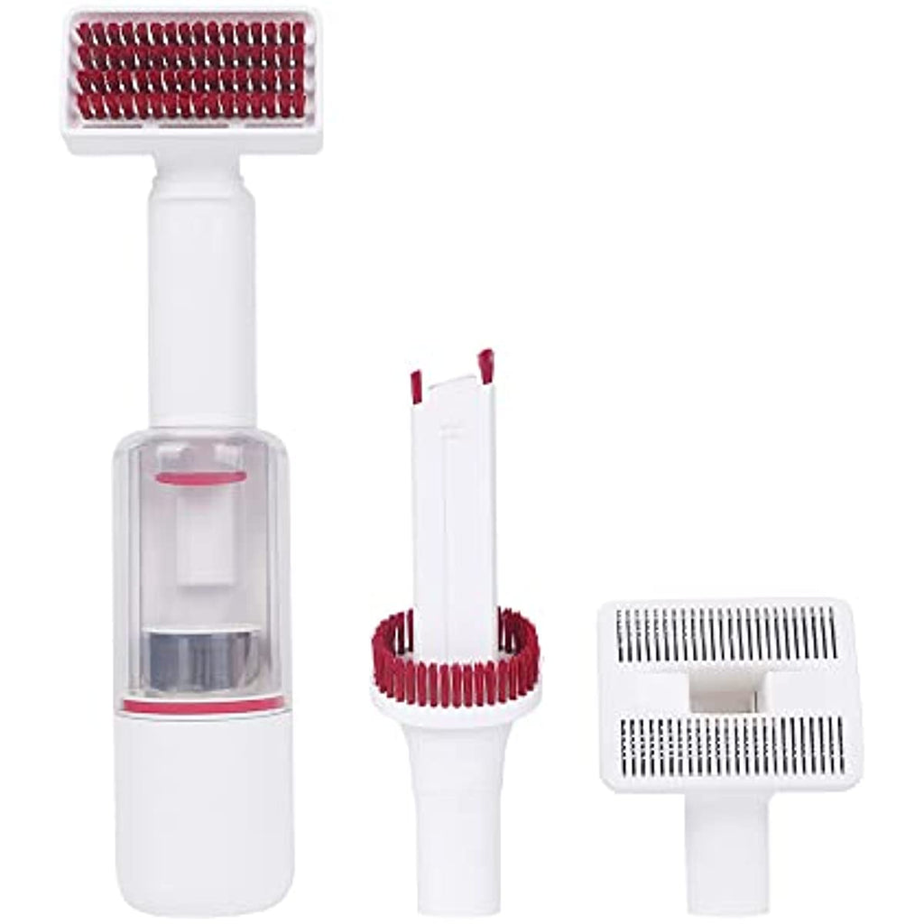 Handheld Pet Grooming Vacuum Kit with 3 Attachments