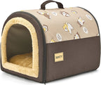 2-in-1 Foldable Pet Cave Bed – 3 Styles, 5 Sizes
