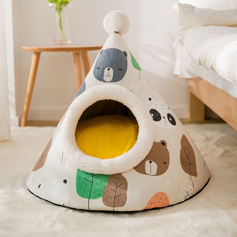 Indoor Cat Tent Nest Bed – 6 Styles & 4 Sizes