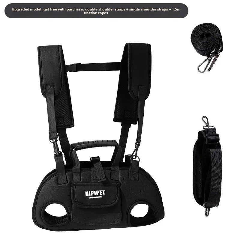 Supportive Pet Carrier Vest with Top Handle – 2 Colors, 4 Sizes