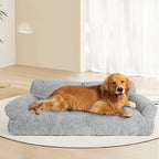 Plush Bolster Sofa Bed for Dogs and Cats – 3 Colors