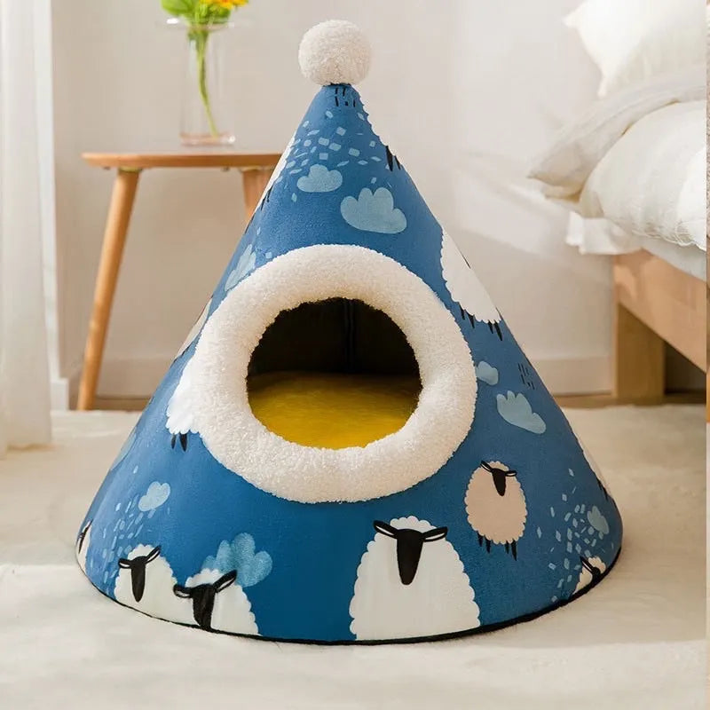Indoor Cat Tent Nest Bed – 6 Styles & 4 Sizes