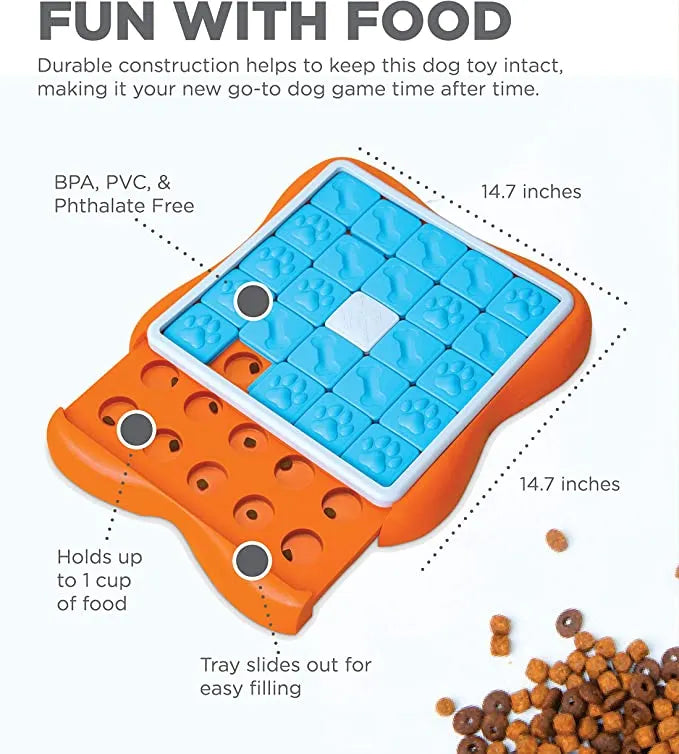 Multi-Activity Dog Treat Puzzle Toy – 2 Designs