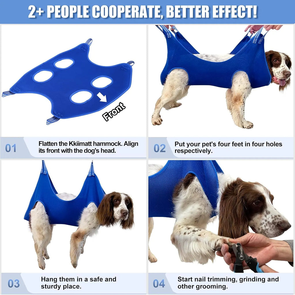 Pet Grooming Hammock – 6 Colors, 4 Sizes