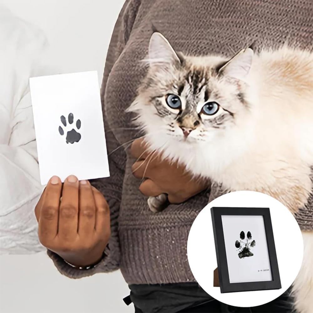 Inkless Pet Paw Print Keepsake Kit – 3 Card Colors