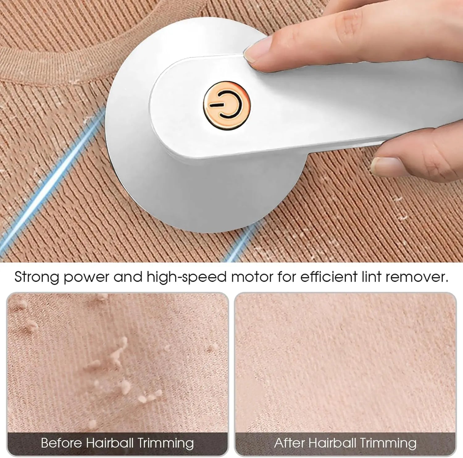 Rechargeable Fabric Shaver and Lint Remover – 3 Colors
