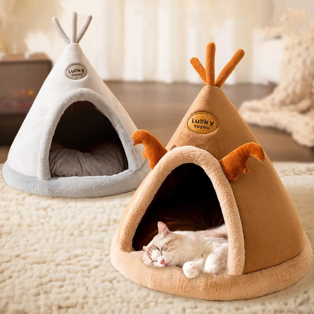 Indoor Cat Tent Nest Bed – 6 Styles & 4 Sizes
