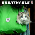 Portable Cat Carrier Bag in Yellow or Green