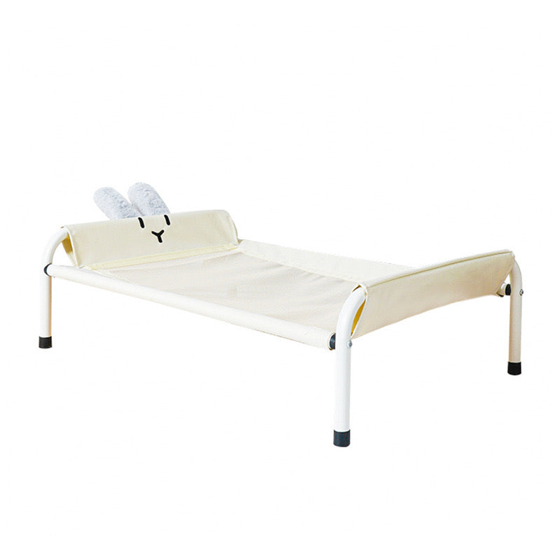 Elevated Pet Camp Bed – Grey or Yellow, 3 Sizes