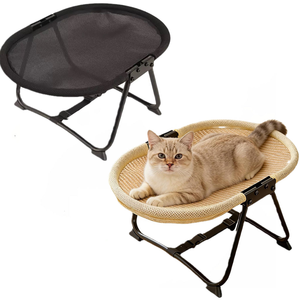 Foldable Elevated Round Pet Chair – Single or Multi-Color Set