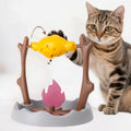 Interactive Slow-Feeding Cat Treat Dispenser