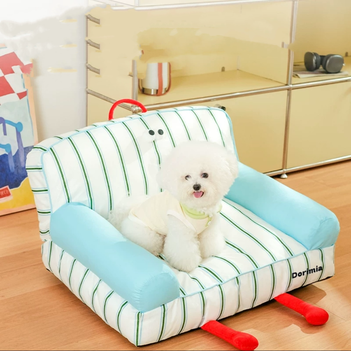 Bolster Dog Sofa Bed with Carry Handle – 3 Sizes