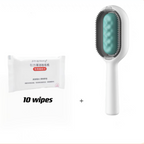Pet Hair Removal Brush with Cleaning Wipes – 10 or 100 Pack