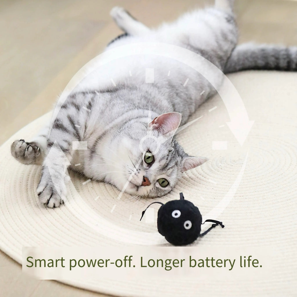 Interactive Plush Ball Toy for Cats