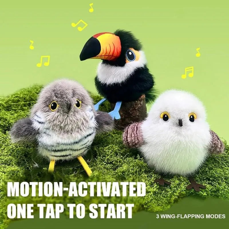 Motion-Activated Electronic Cat Toys – Bird, Mouse, or Butterfly