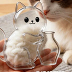 Magnetic Cat Whisker Keepsake Holder with Mini Vase