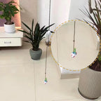 Hanging Plush Chicken Cat Toy with Elastic Cord