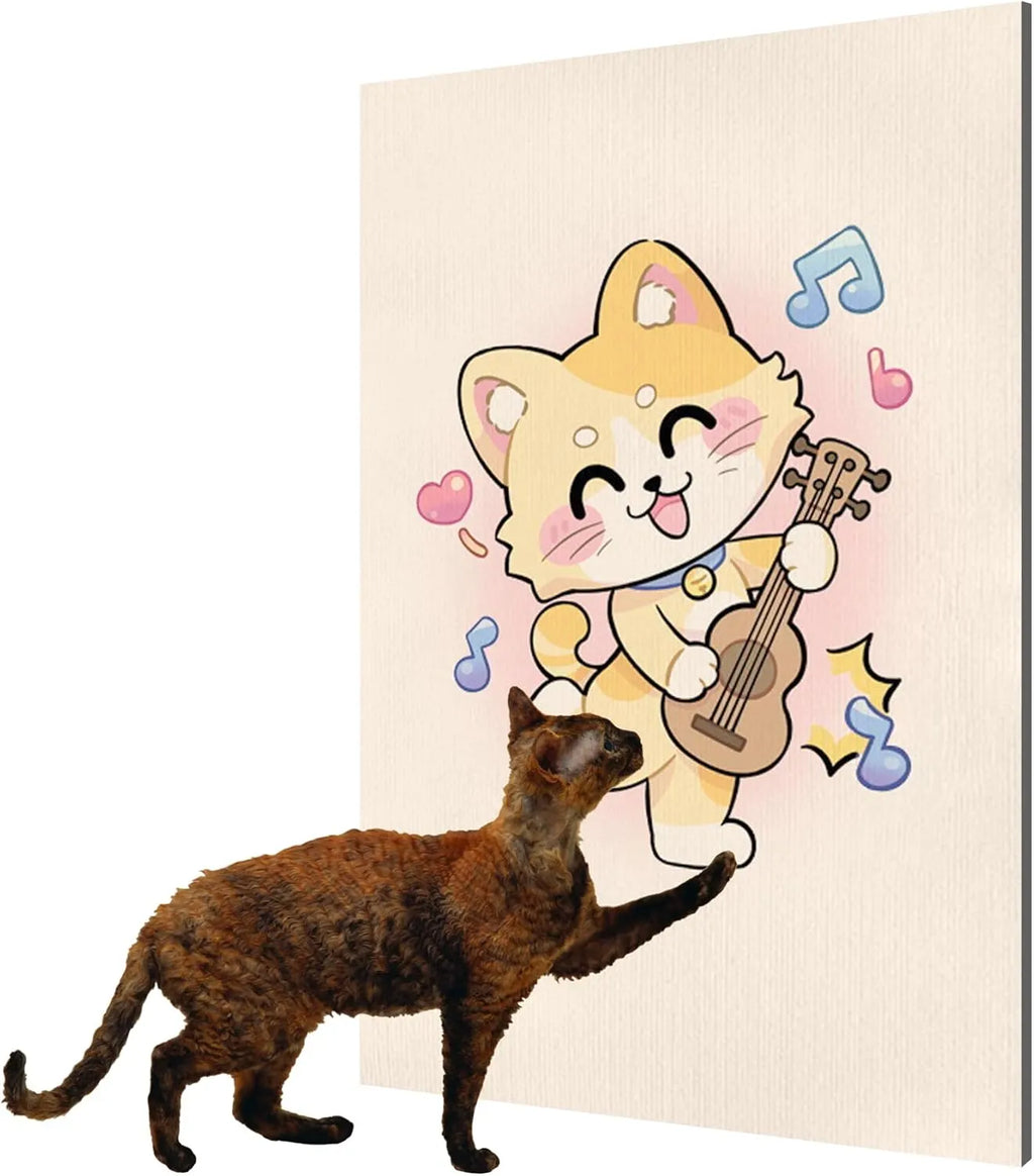 Decorative Wall-Mounted Cat Scratching Panel – 8 Designs