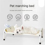Elevated Pet Camp Bed – Grey or Yellow, 3 Sizes
