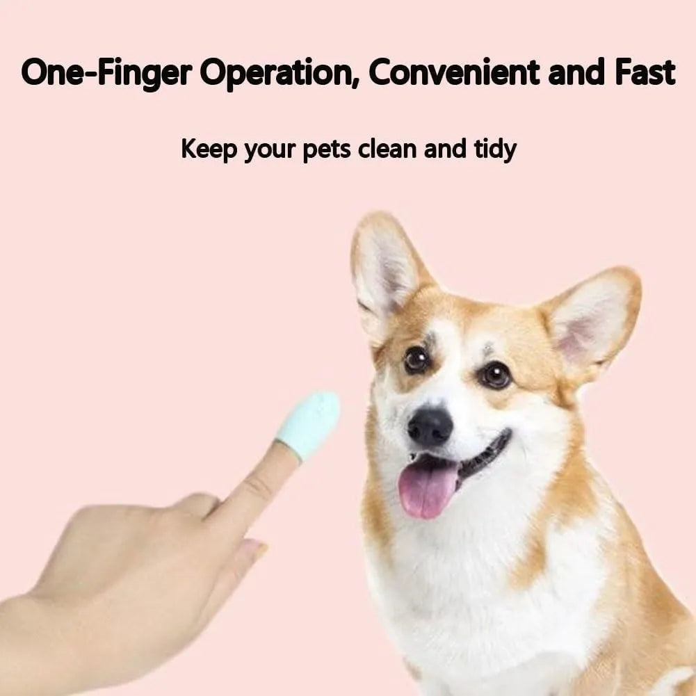 Silicone Pet Chin and Facial Cleaning Brush – Single or Multi-Pack