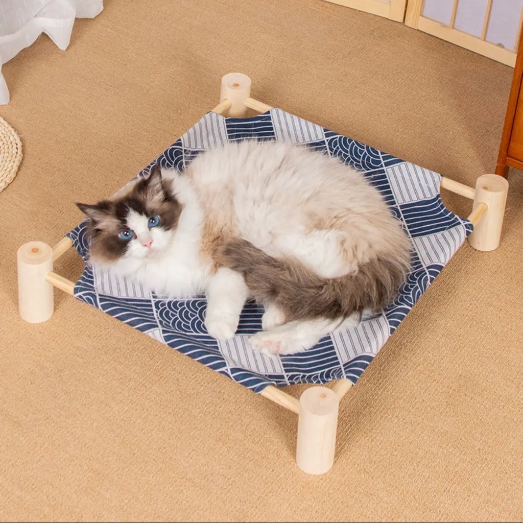 Elevated Hammock Bed for Cats & Small Dogs