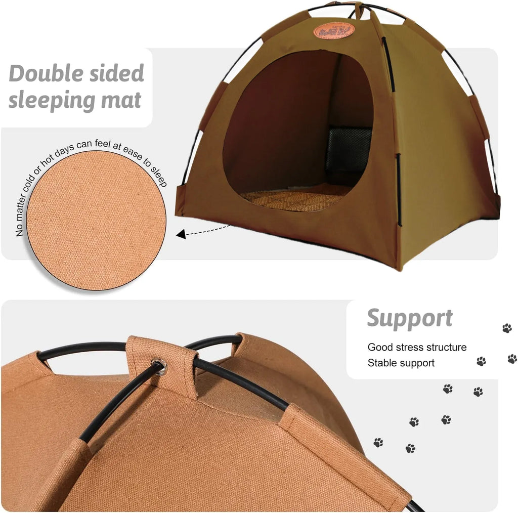 Indoor Tent Bed for Cats & Small Dogs