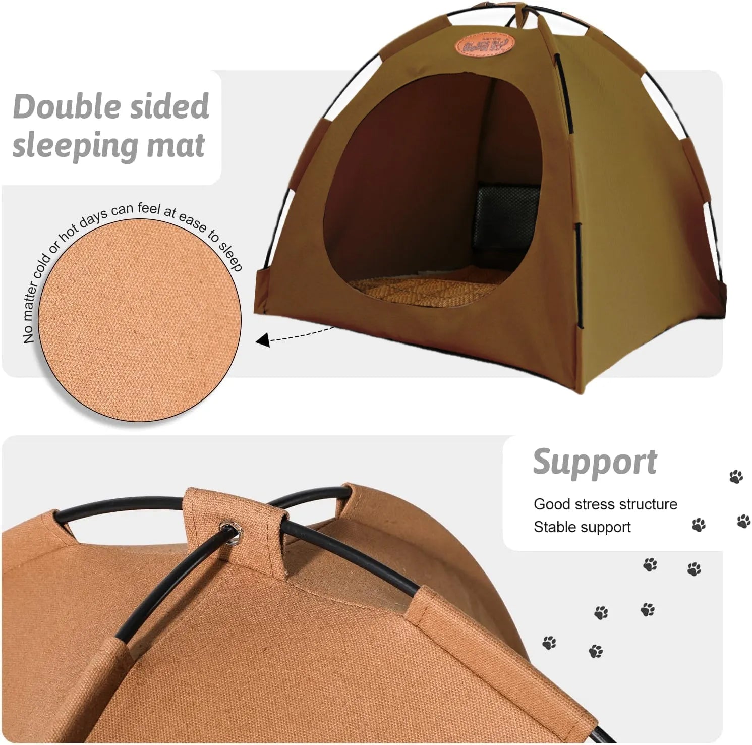 Indoor Tent Bed for Cats & Small Dogs
