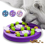 Round Multi-Level Pet Treat Puzzle – 3 Colors