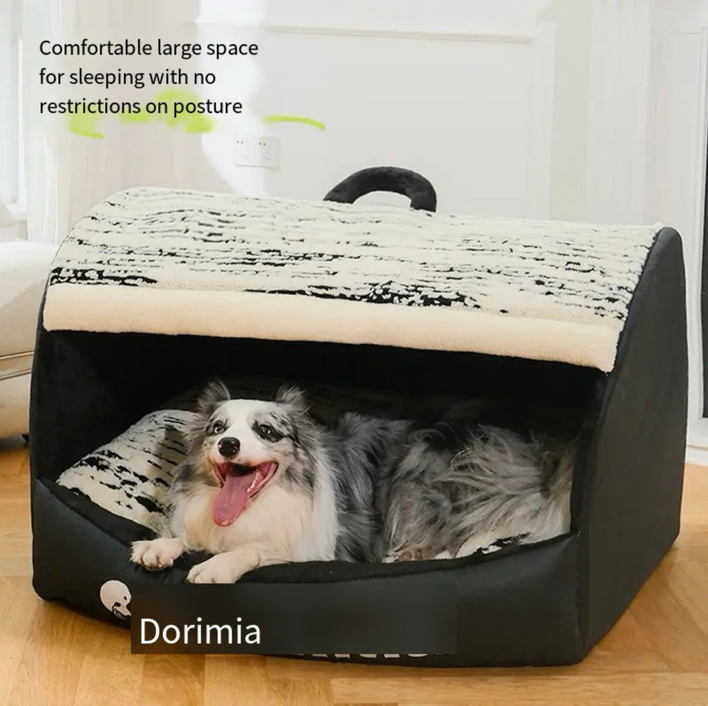 Cozy Pet House.Foldable Warm Kennel Dog/Cat Bed