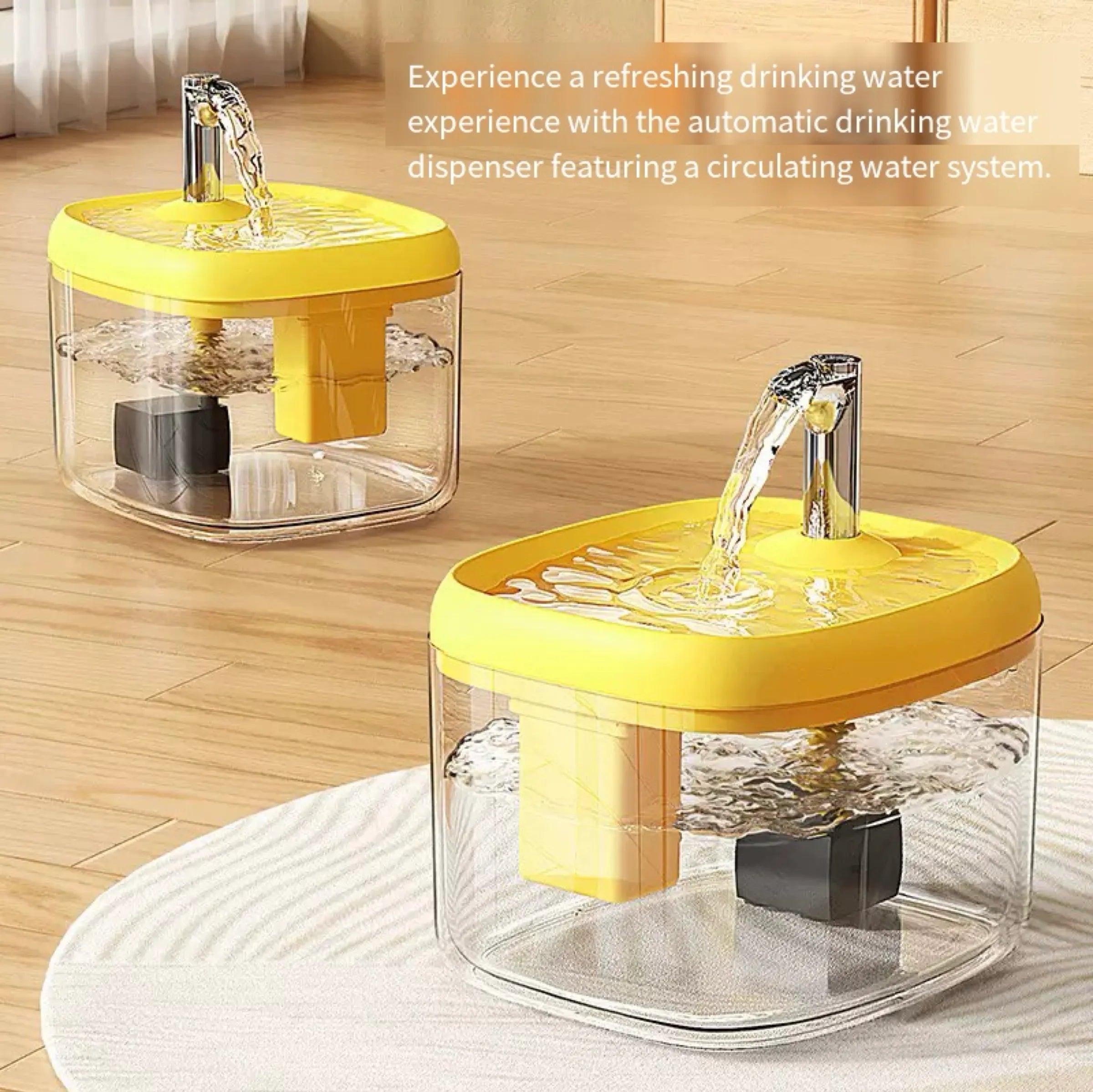 1.5 L Circulating Cat Water Fountain – Multiple Colors