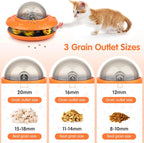 2-in-1 Cat Treat Dispenser & Track Ball Toy – 3 Colors