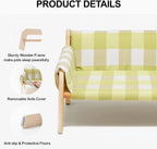 Wooden Cat Sofa Bed with Canvas Seat