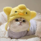 Plush Character Pet Hat – 13 Styles, Single or 3-Piece Set