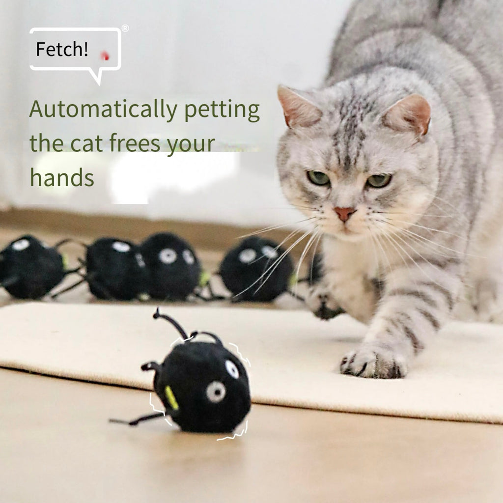 Interactive Plush Ball Toy for Cats